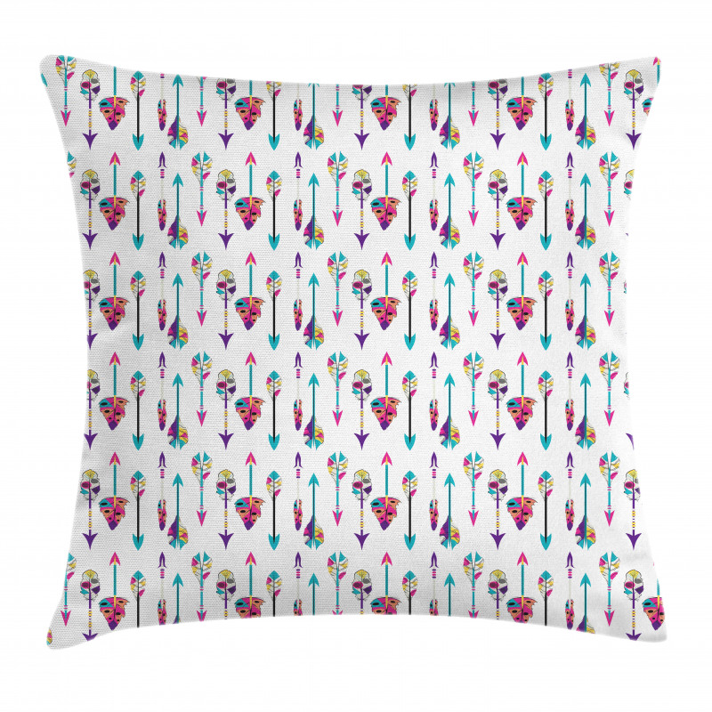 Colorful Oriental Arrows Pillow Cover