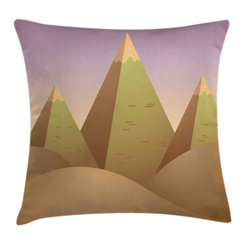 Pyramids Dune Sand Pillow Cover