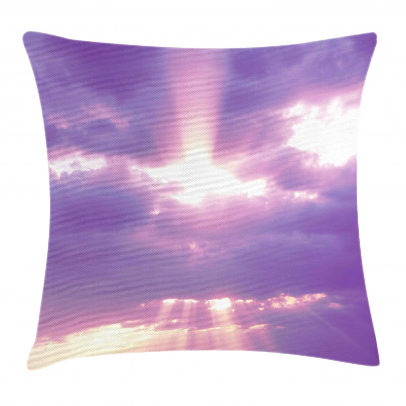 Romantic Cloudy Sky Pillow Cover