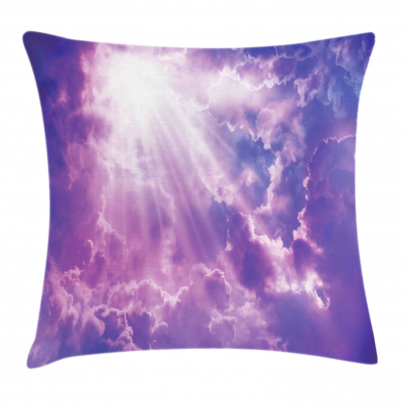 Heavy Clouds Sunlights Pillow Cover