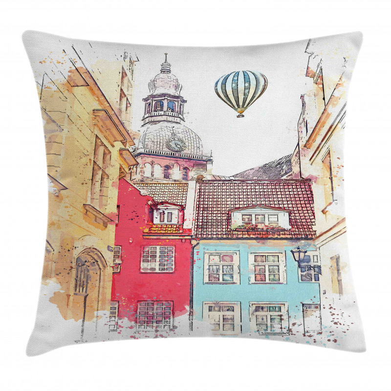 Architecture of Riga Pillow Cover