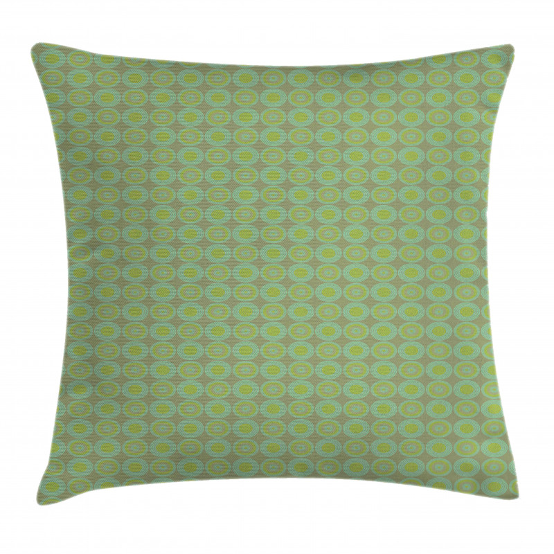 Retro Intricate Circles Pillow Cover