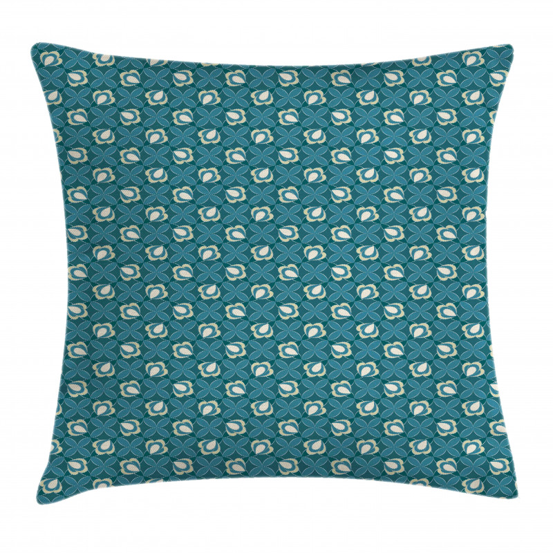 Nostalgic Dotted Floral Pillow Cover