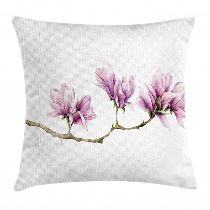 Magnolia on a Branch Pillow Cover