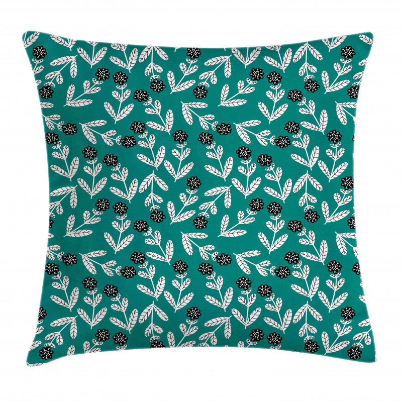 Abstract Surreal Flowers Pillow Cover