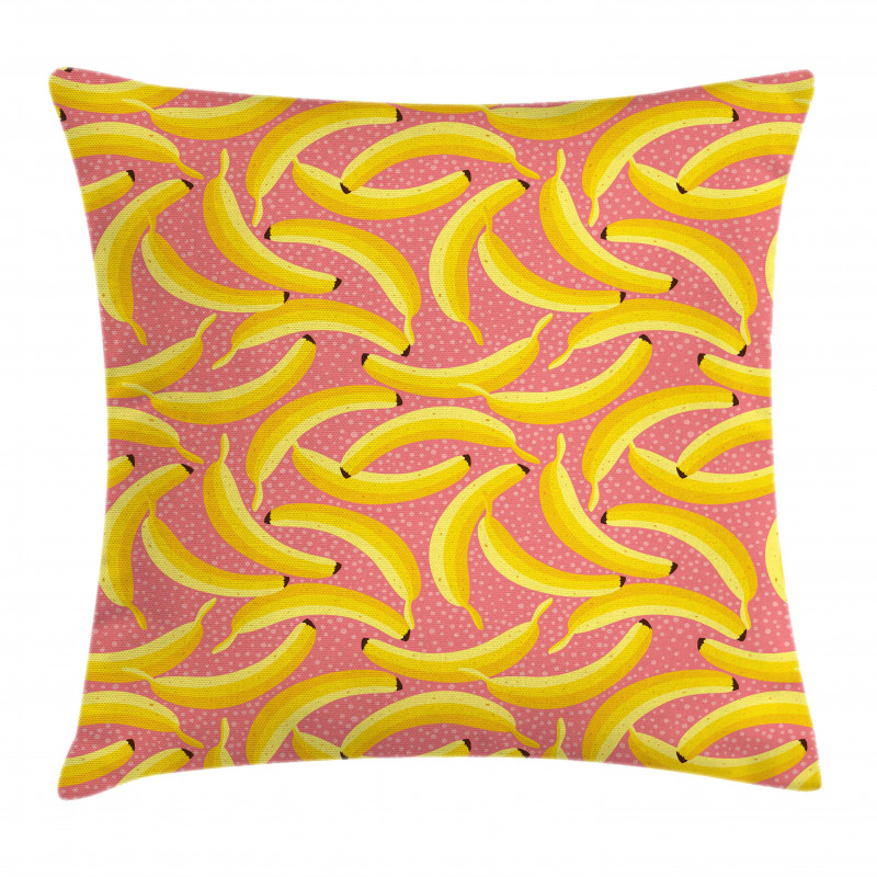 Exotic Fruits and Polka Dots Pillow Cover