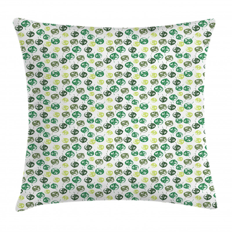 Rhythmic Evergreen Botany Pillow Cover