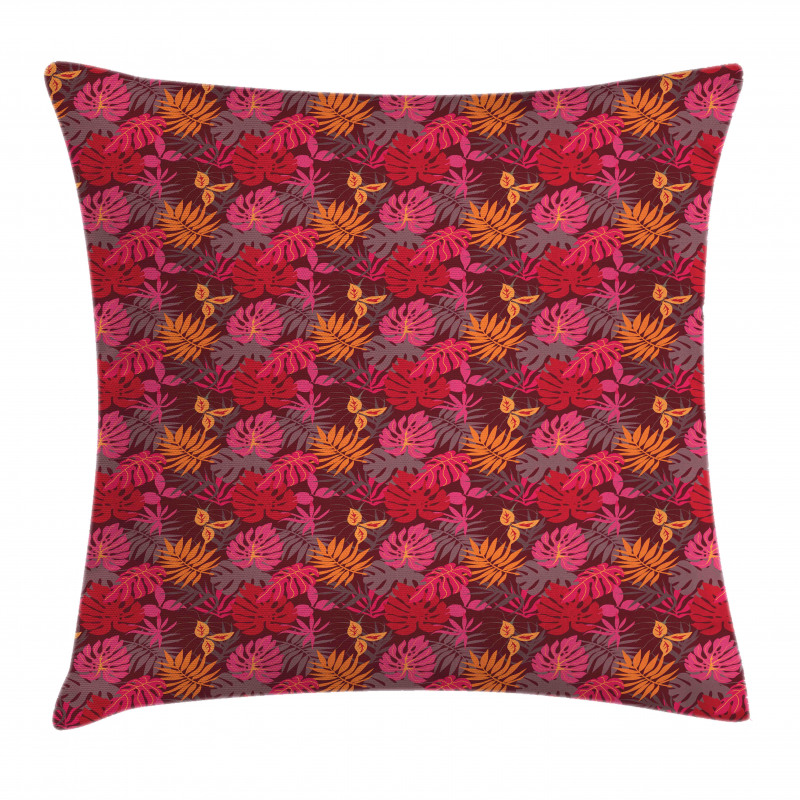 Warm Tones Botanical Pillow Cover