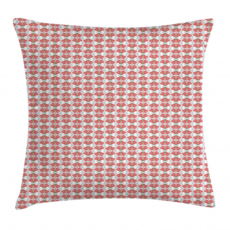 Cultural Ornaments Forms Pillow Cover