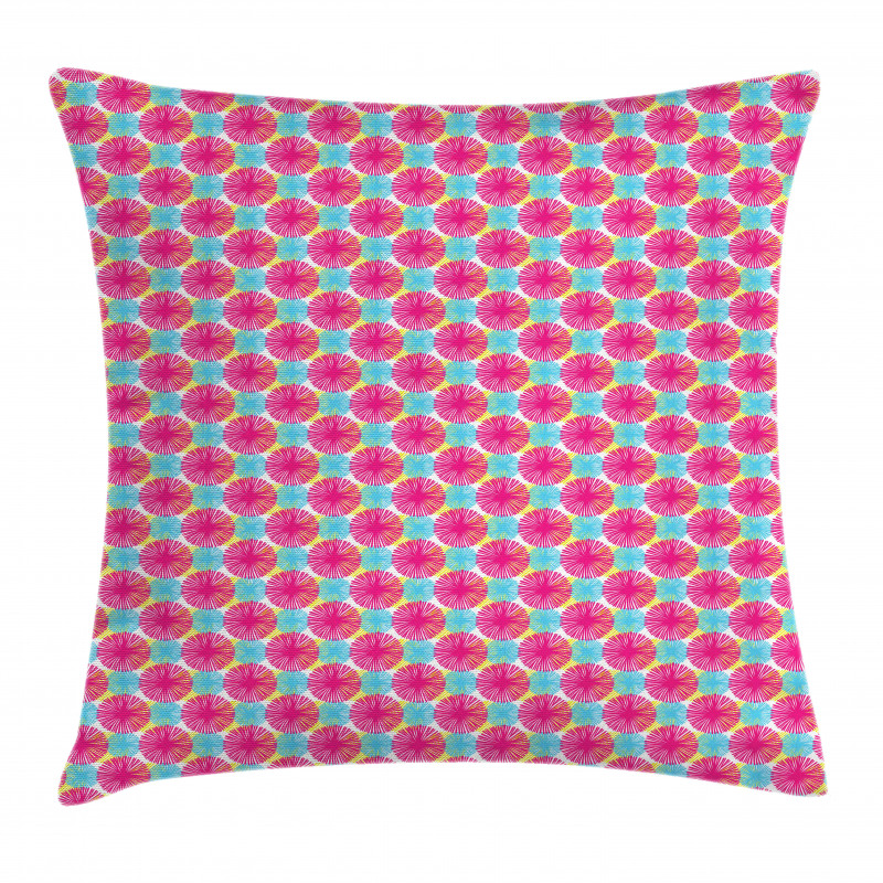 Fresh and Energetic Floral Pillow Cover