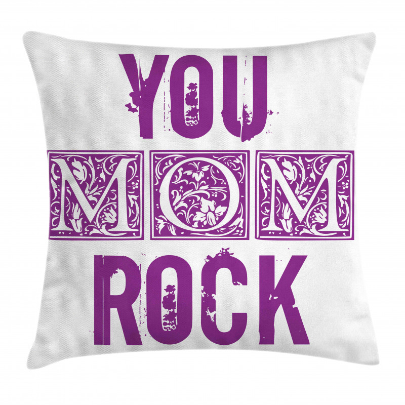 Mother's Day Typography Pillow Cover