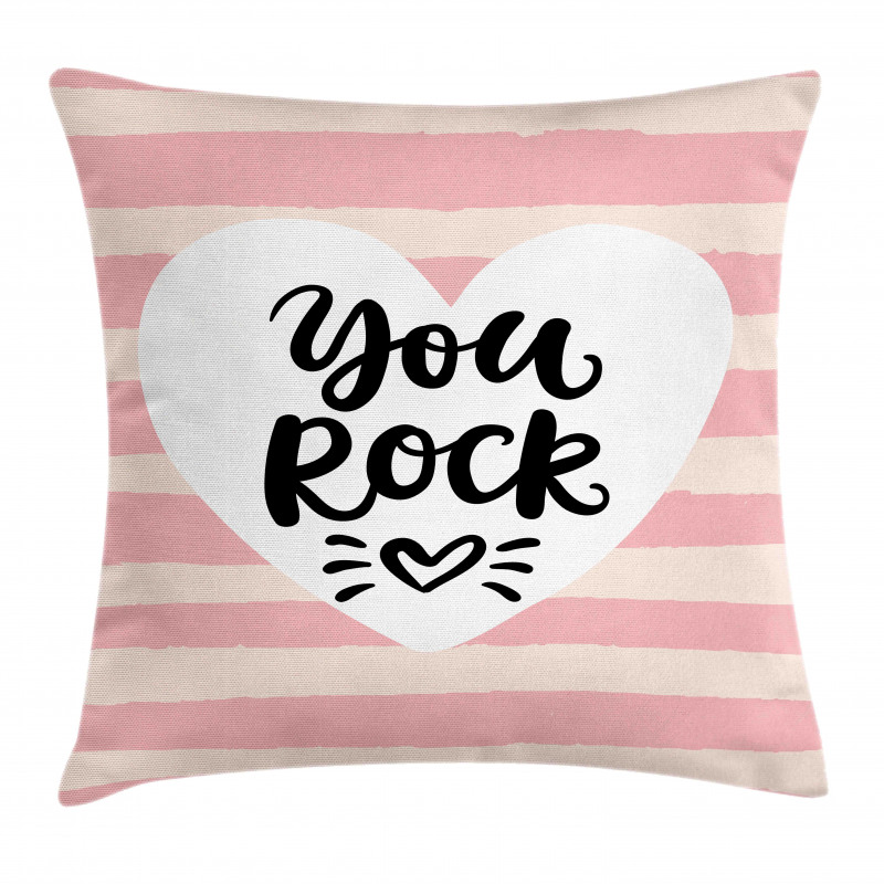 Motivational Motto Graphic Pillow Cover