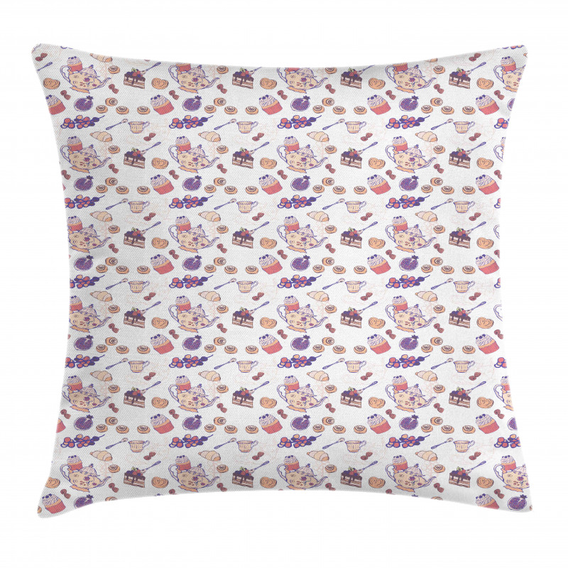 Cinnamon Rolls Croissant Pillow Cover