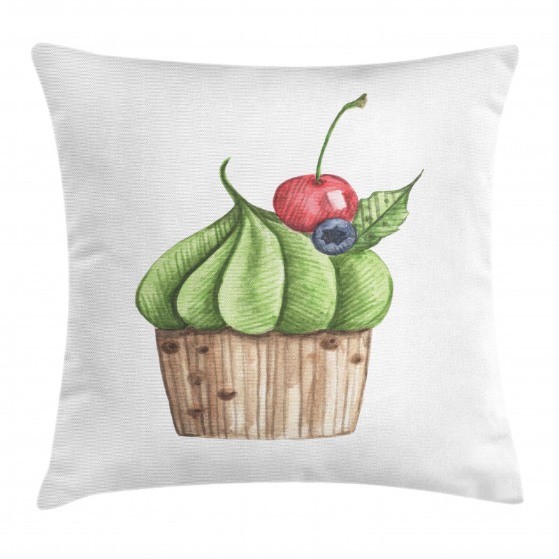 Tasty Cherry Food Graphic Pillow Cover