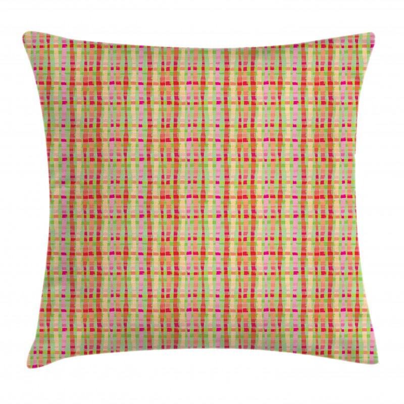 Vivid Modern Grunge Lines Pillow Cover