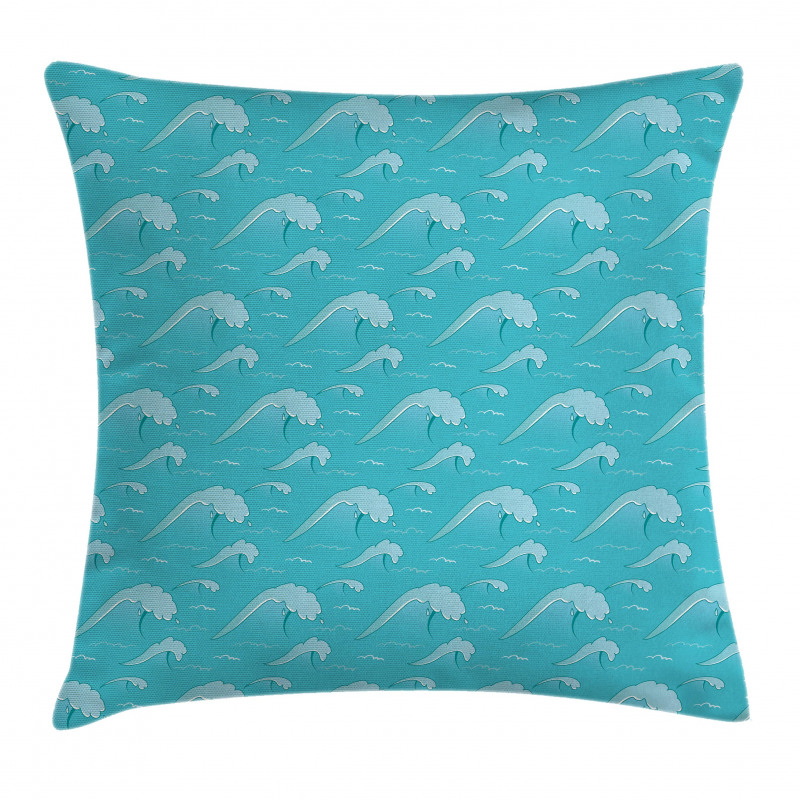 Japanese Ocean Cartoon Pillow Cover