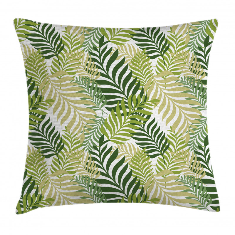 Tropic Exotic Palm Trees Pillow Cover