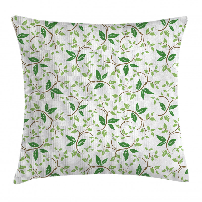 Ivy Green Leaves Pillow Cover
