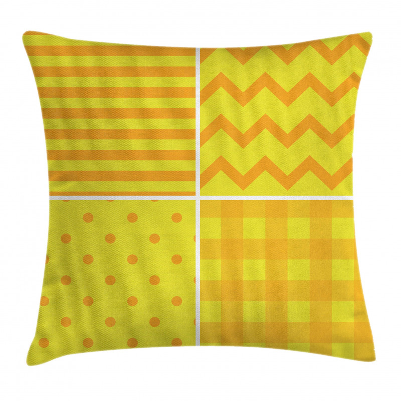 Retro Patterns Zigzag Pillow Cover