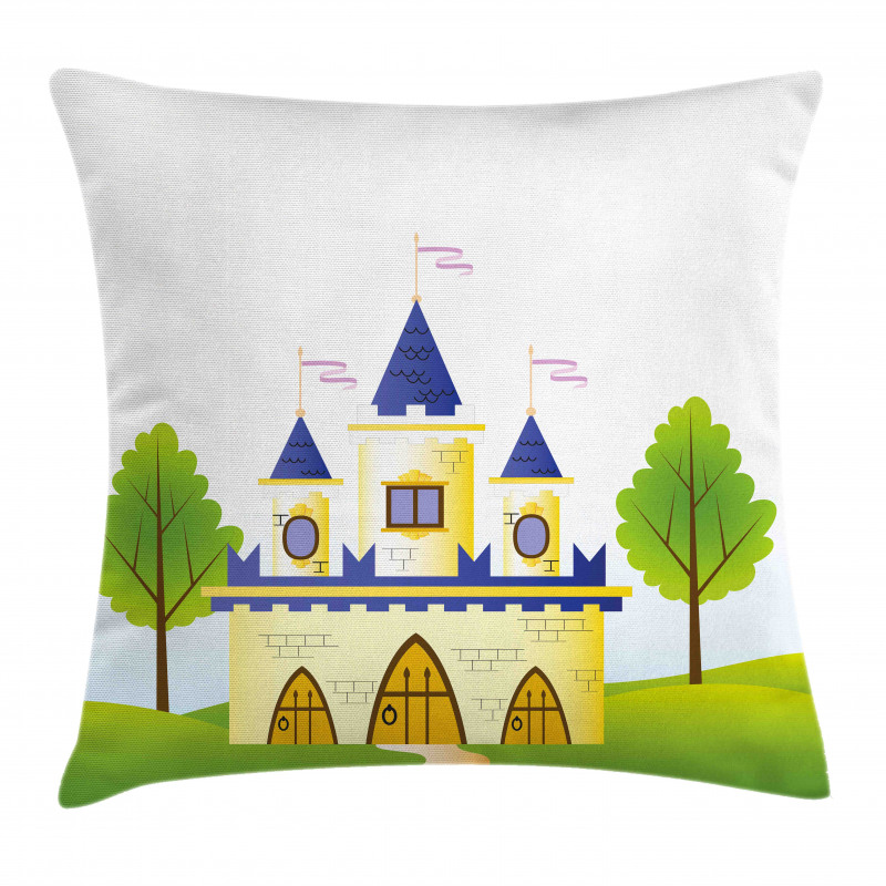 Magic Tale Land Fortress Pillow Cover