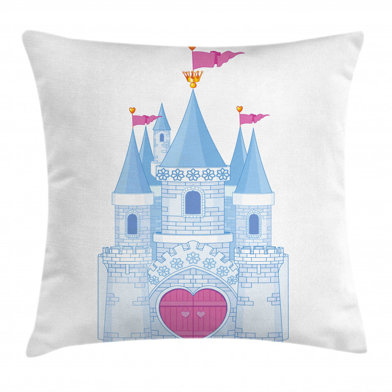 Romantic Fairy Tale Castle Pillow Cover