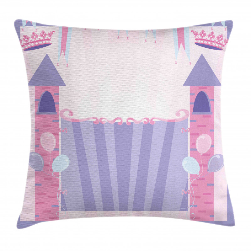 Party Theme Curtain Fortress Pillow Cover