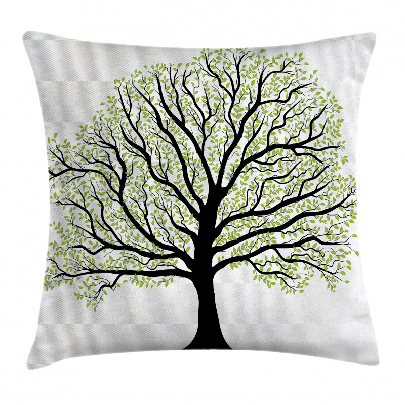 Lush Leaves Pillow Cover