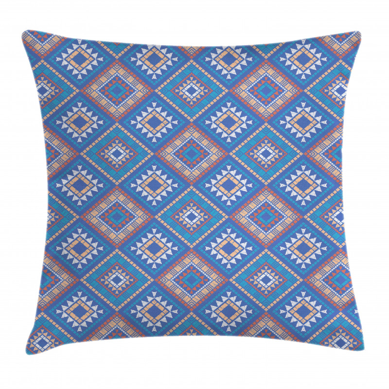 Hand Drawn Tribal Influences Pillow Cover