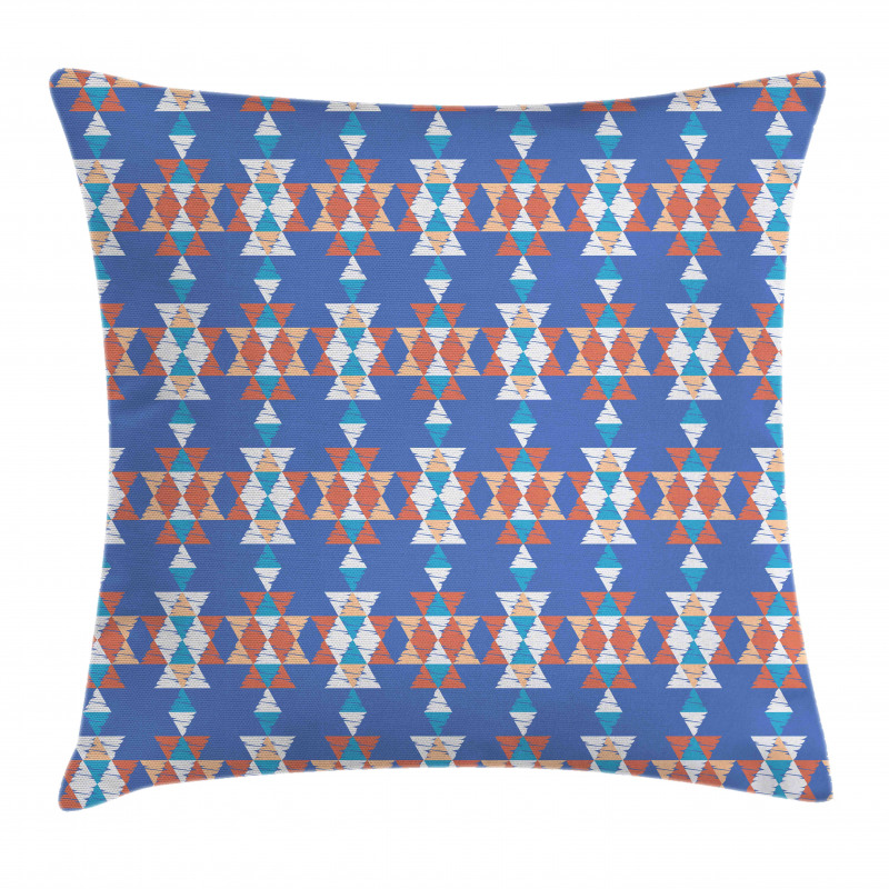 Retro Native Triangular Art Pillow Cover