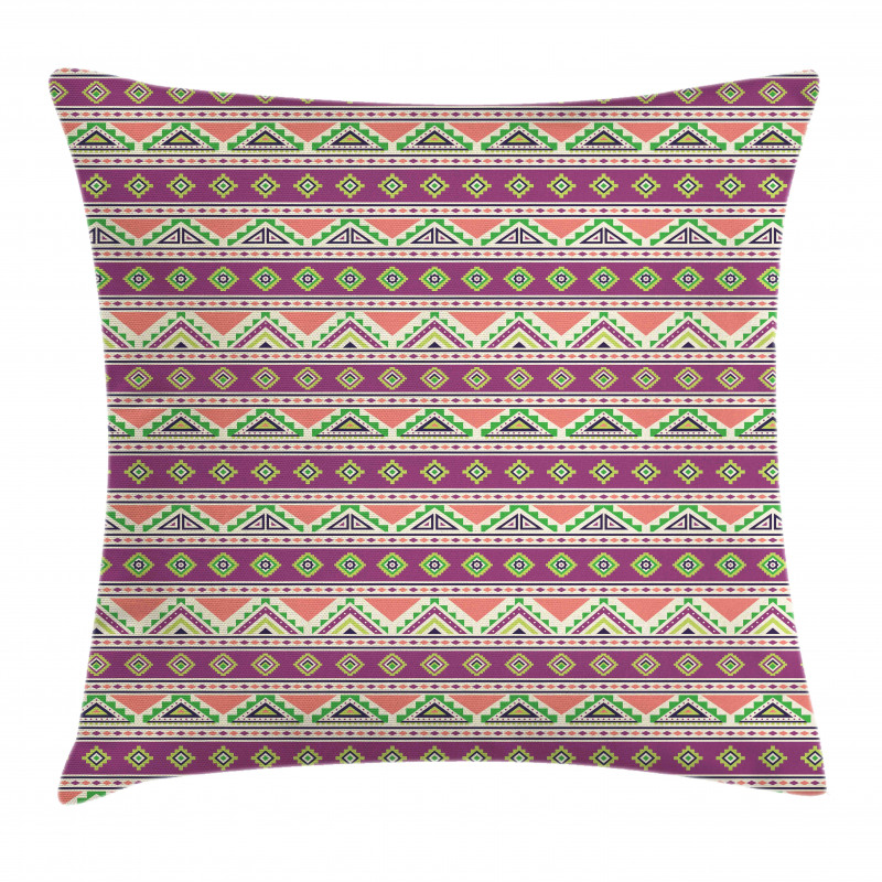 Ethnic Horizontal Formation Pillow Cover