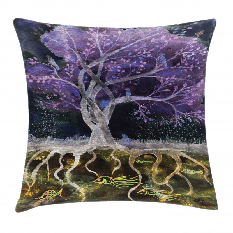 Forest Nature Trees Pillow Cover