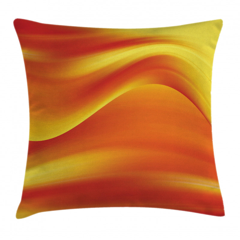 Abstract Digital Waves Pillow Cover