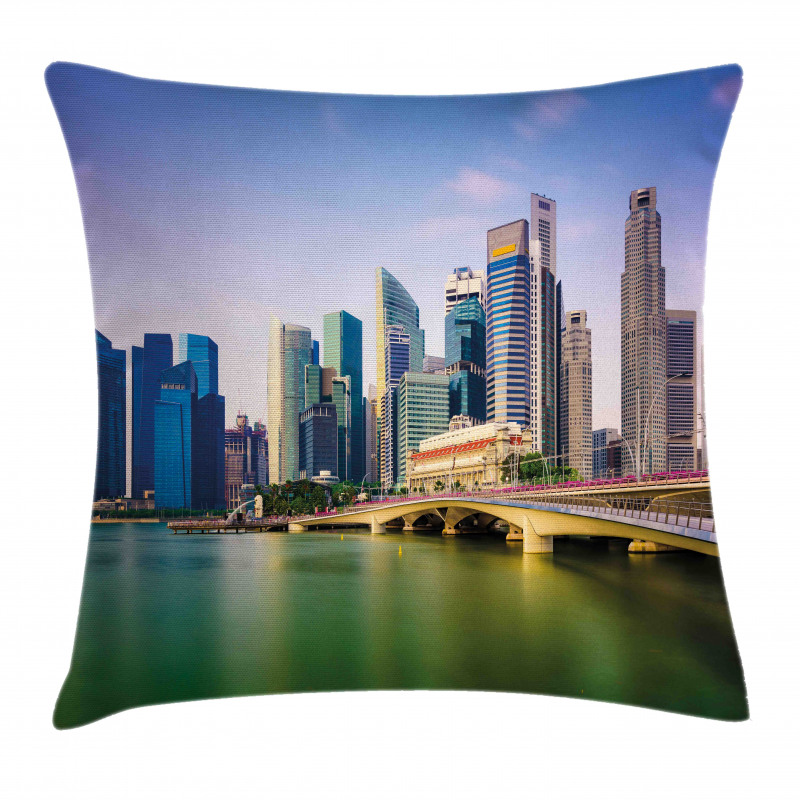 Cityscape Picturesque Pillow Cover