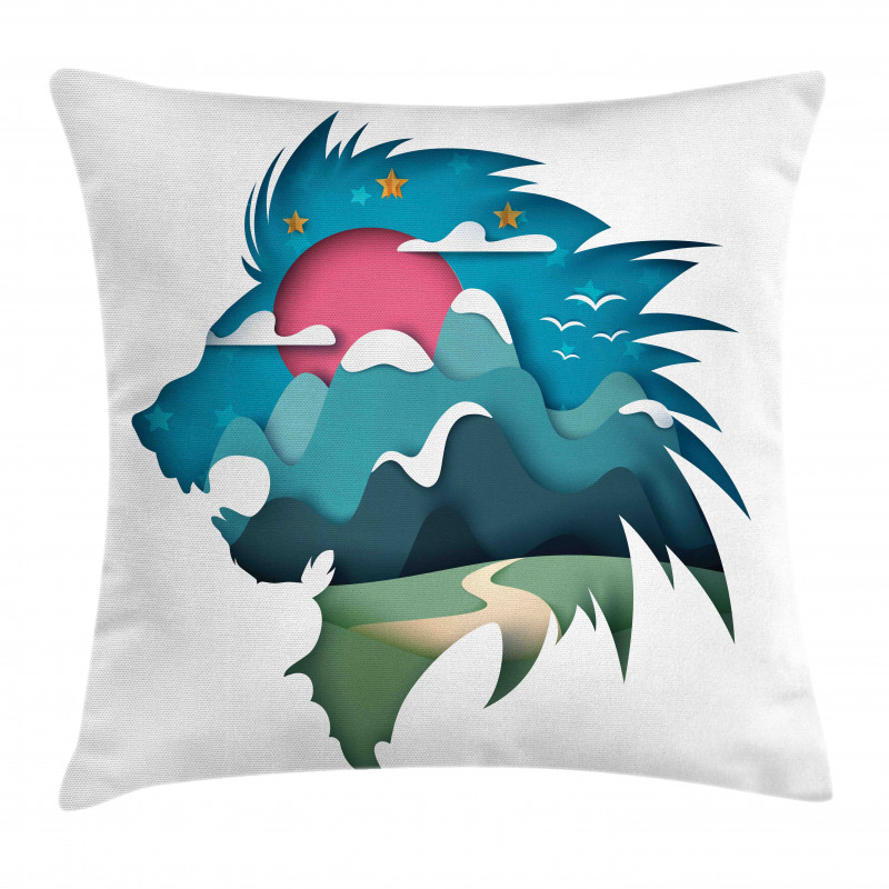 Creative Landscape Animal Pillow Cover