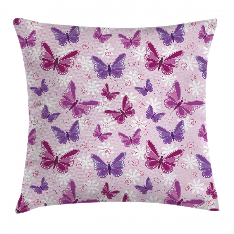 Butterflies Fairy Colors Pillow Cover