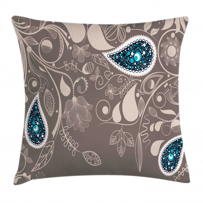 Orienta Swirled Branch Pillow Cover
