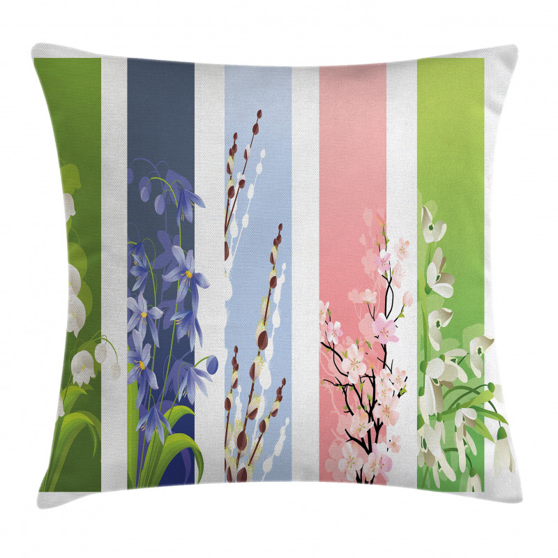 Lily Primrose Valley Pillow Cover