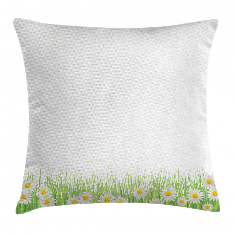 Daisies in the Grass Pillow Cover