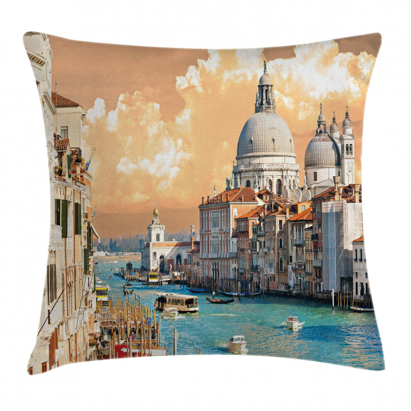 Historical Venice City Pillow Cover