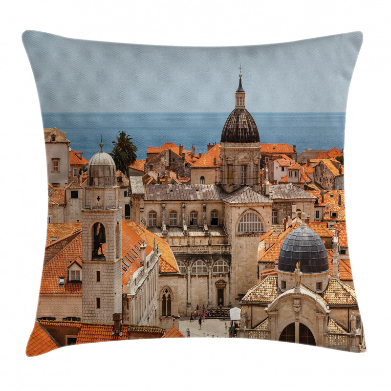 Old City of Dubrovnik Pillow Cover