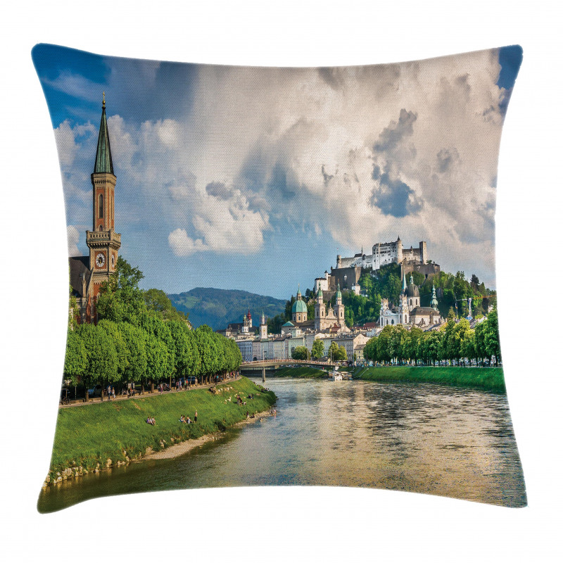 Salzburg Land Cloudy Pillow Cover