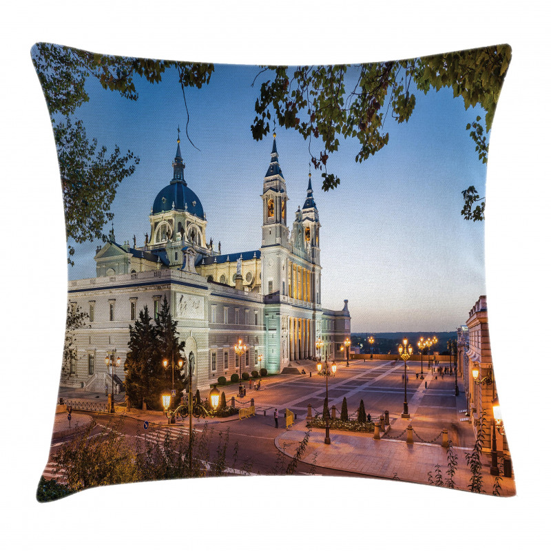 Royal Palace in Madrid Pillow Cover