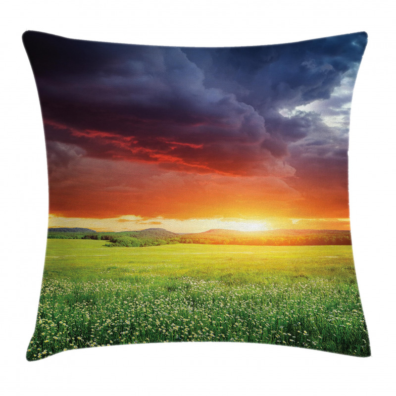 Sunset Modern View Pillow Cover