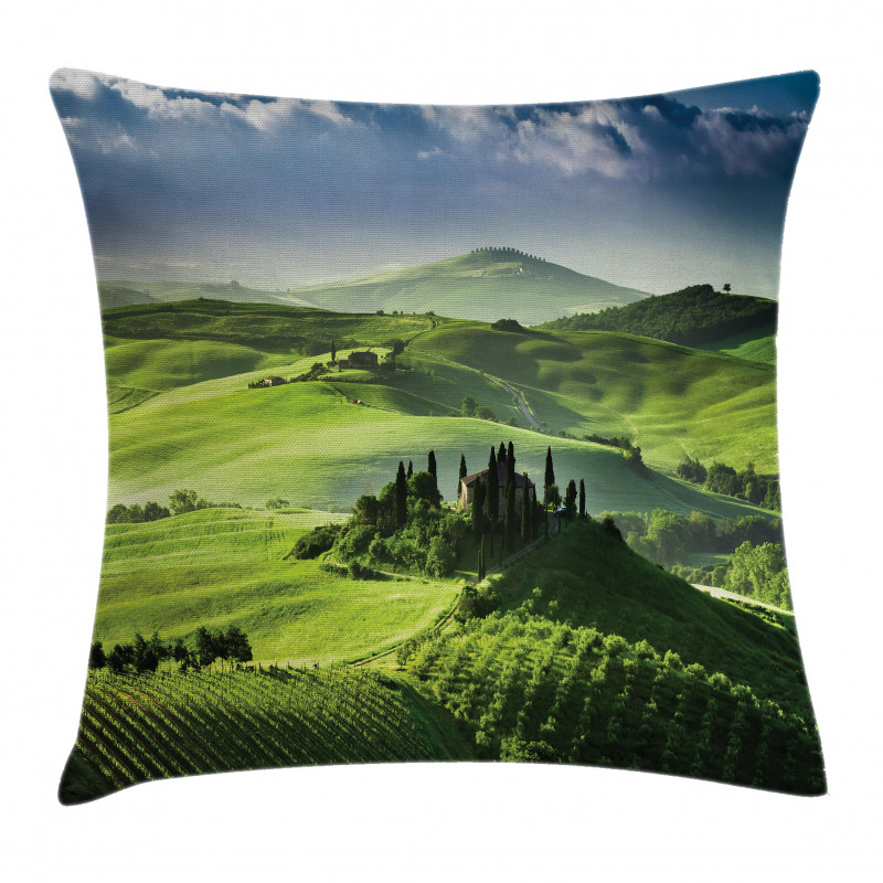 Sunrise in the Valley Pillow Cover