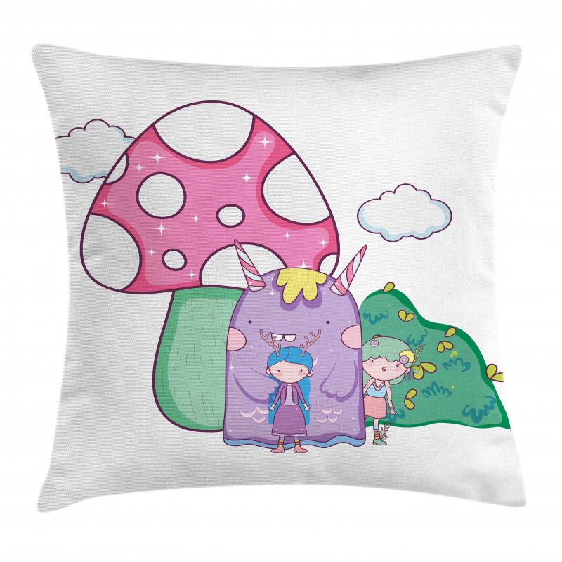 Little Youngsters Monster Pillow Cover