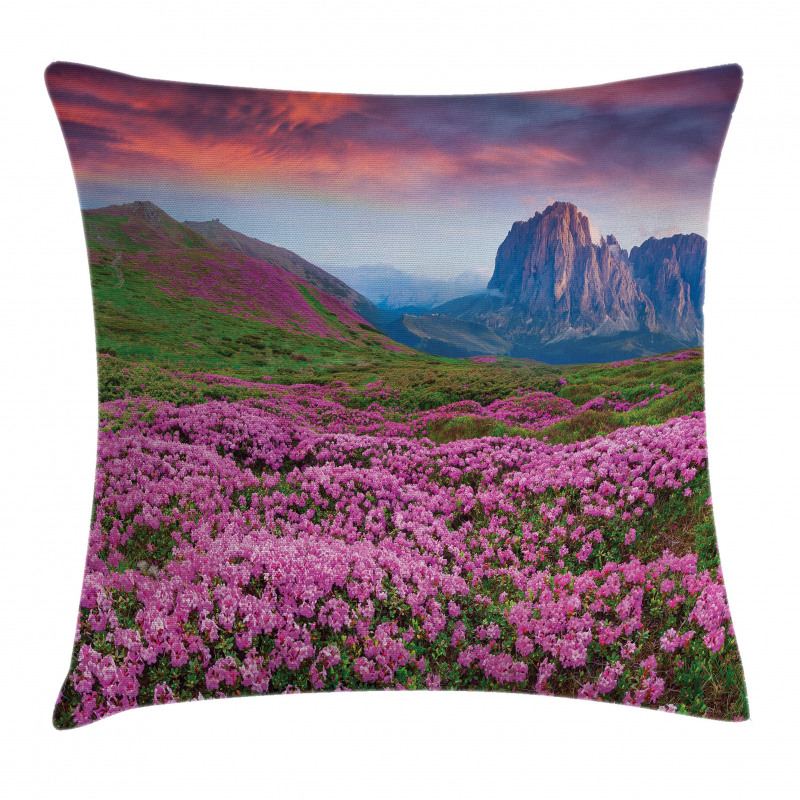 Mountain Village Fall Pillow Cover