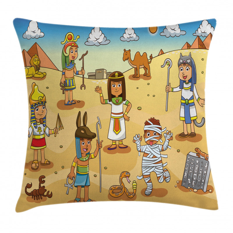 Pyramid Kids Pillow Cover