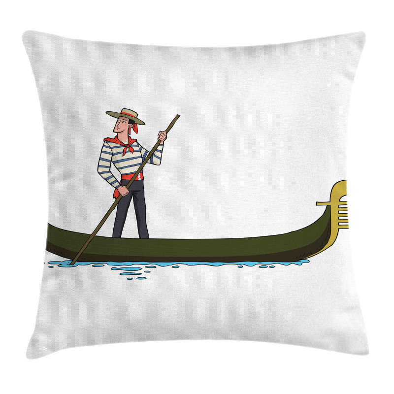Gondola in Venice Love Pillow Cover