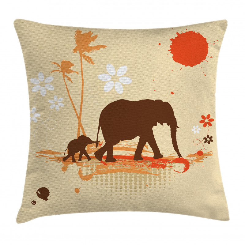 Safari Tropical Lands Pillow Cover