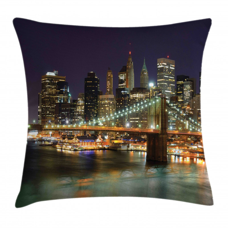 Nighttime Picturesque Pillow Cover